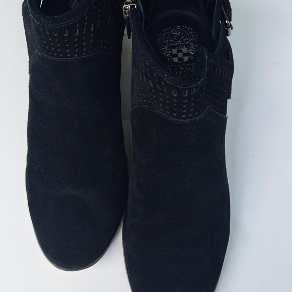 Vince Camuto Black Surde Ankle Booties with Buckle Women's Size 9.5 - Picture 4 of 10